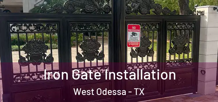 Iron Gate Installation West Odessa - TX